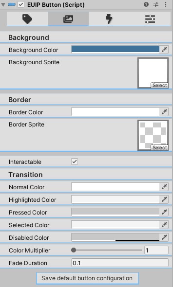 Button Inspector Screenshot