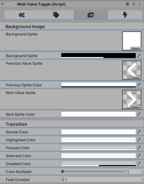 Multi-Value Toggle General Configuration