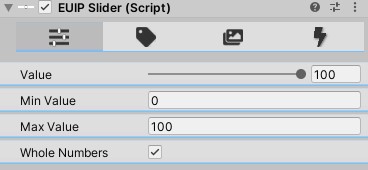 Slider Inspector Screenshot