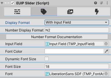 Slider Inspector Screenshot